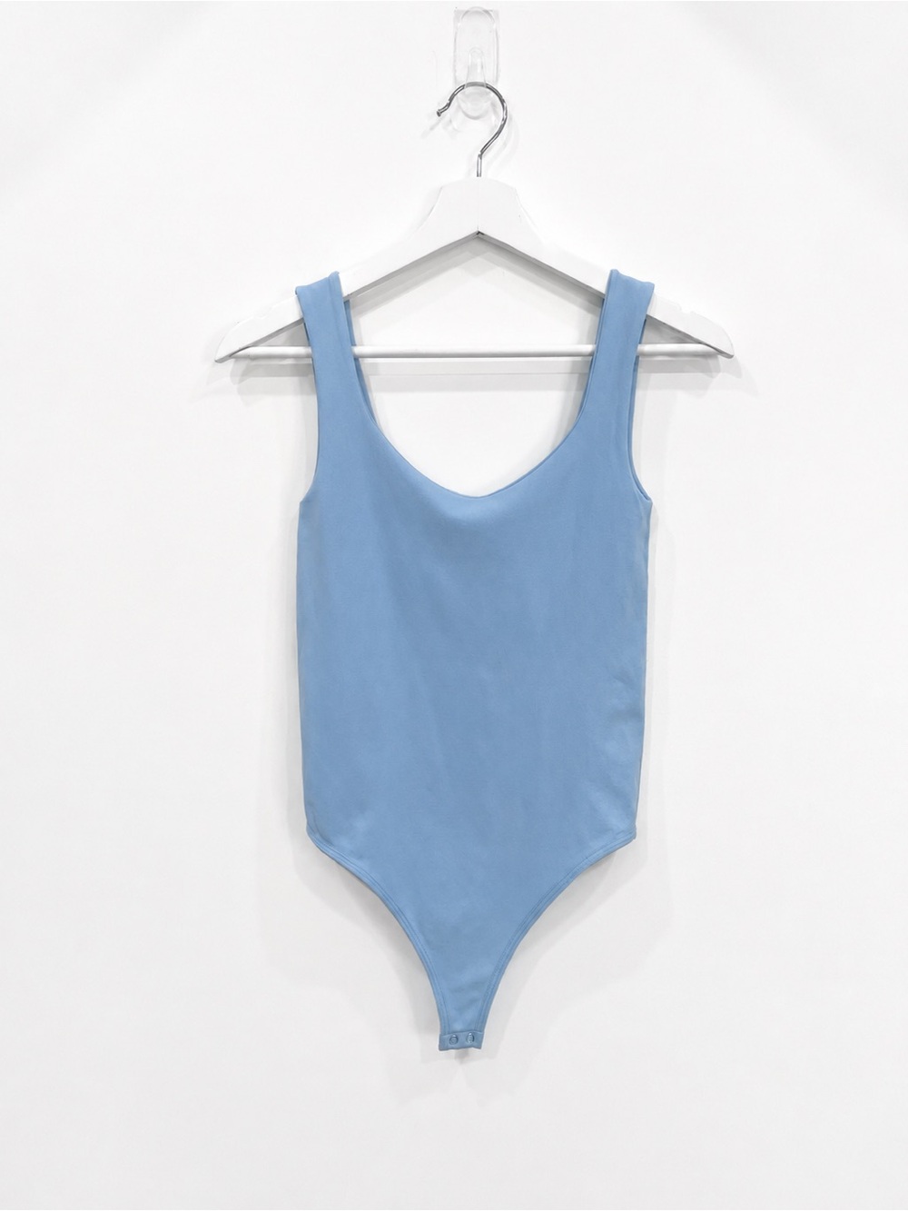 Intimately Free People Clean Lines Boatneck Bodysuit Blue XS/S - Picture 2 of 9